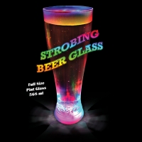 Strobing Beer Glass