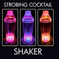 LED Strobing Cocktail Shaker